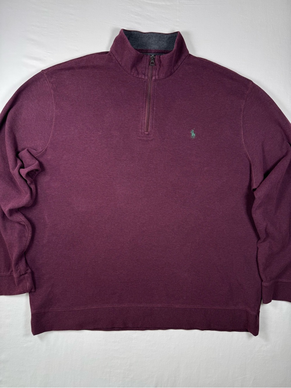 Polo Ralph Lauren Burgundy Quarter Zip Pullover XXL